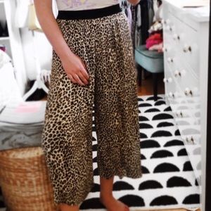 Zara Leopard pants